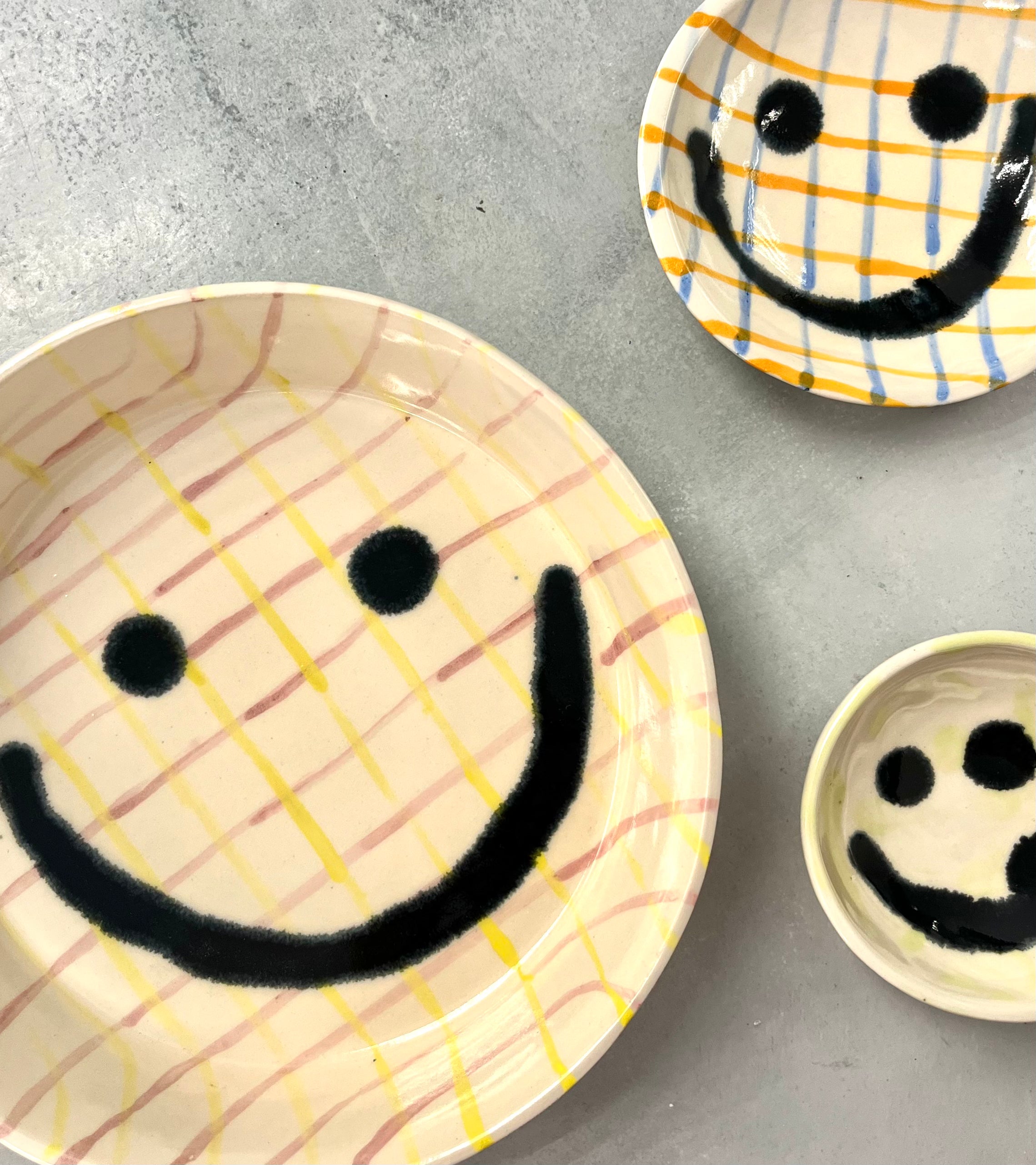 “You are funny” XL -pink&yellow grid