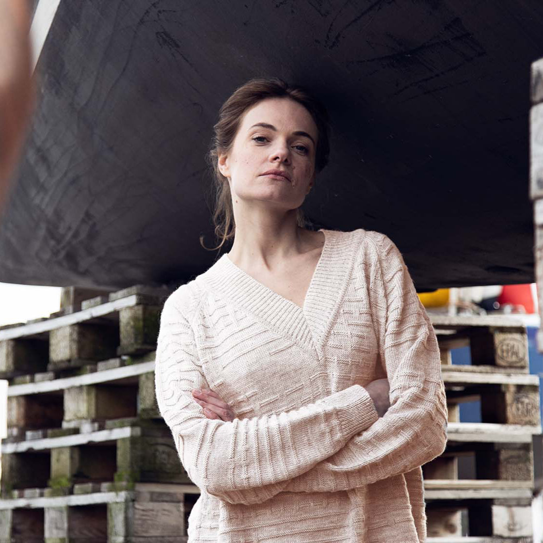 Claire peysa - Kremlituð