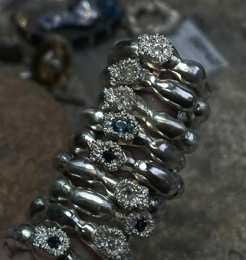 Wrack and atlantic wolffish tooth RING
