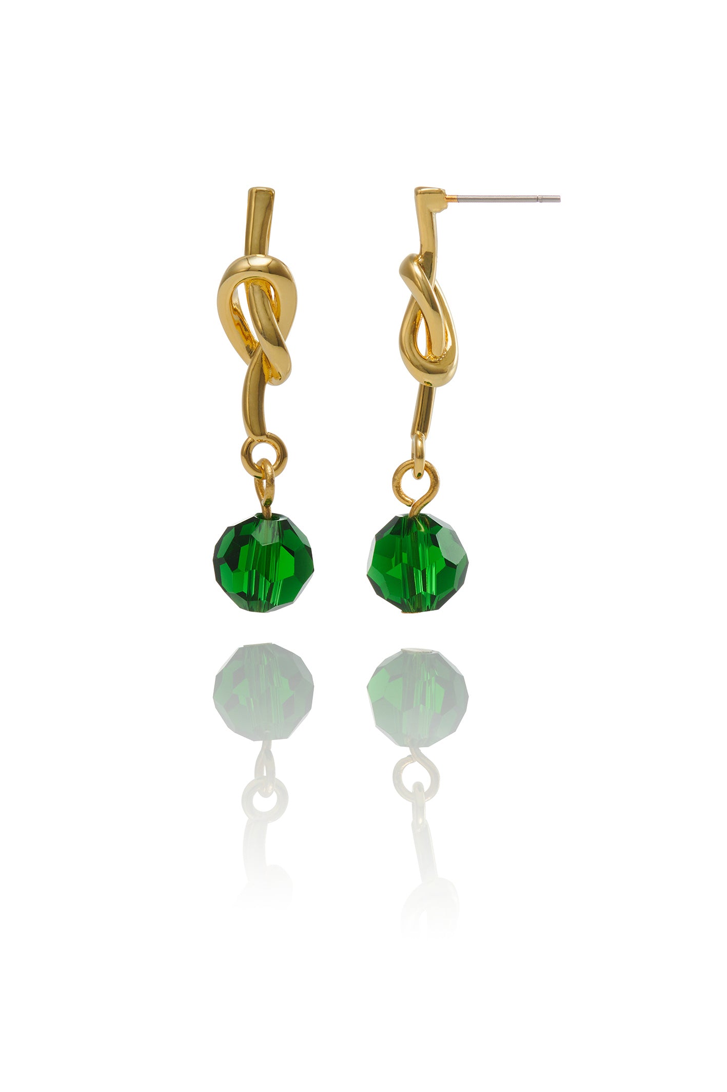 Knot Earrings Gold