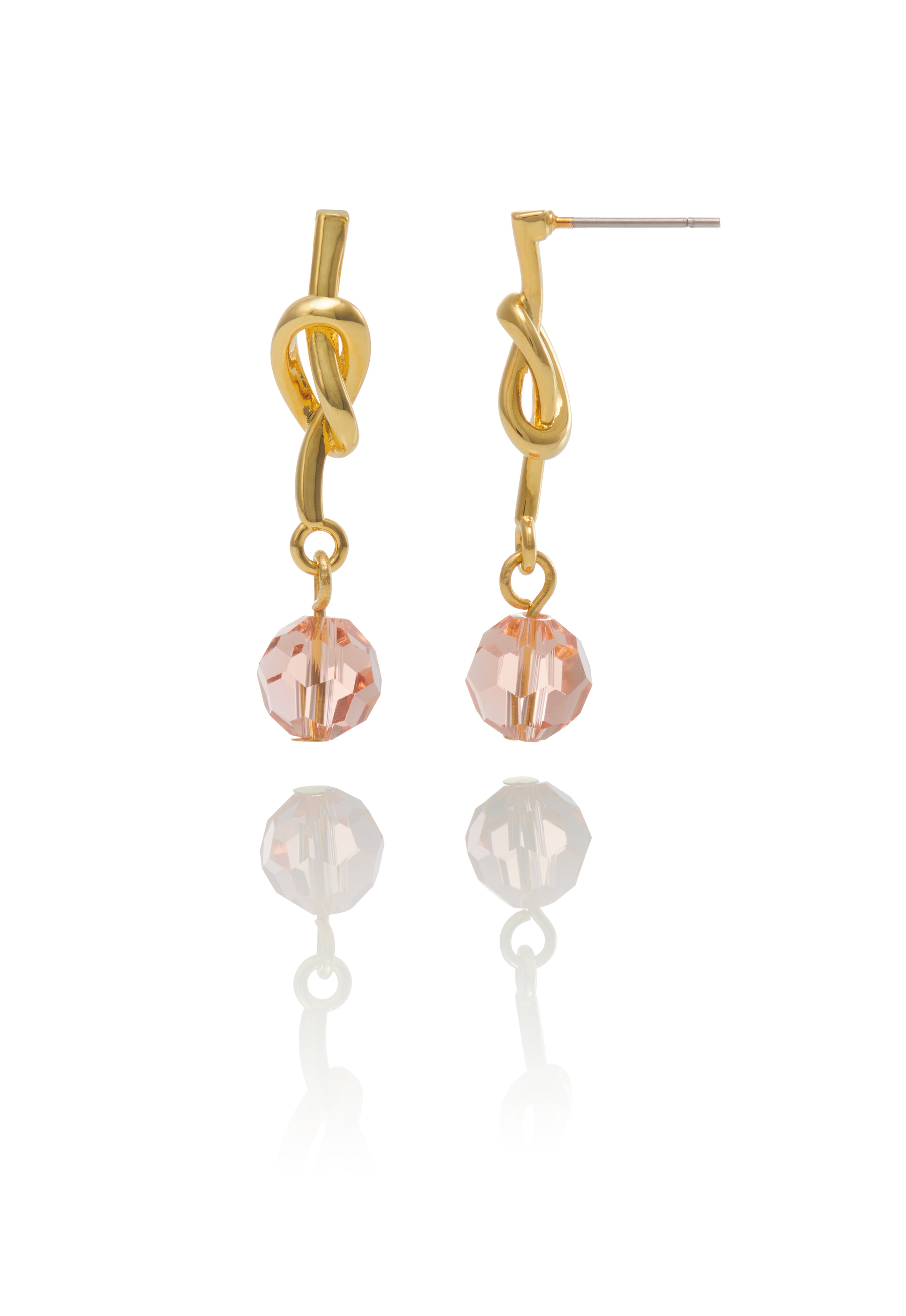Knot Earrings Gold