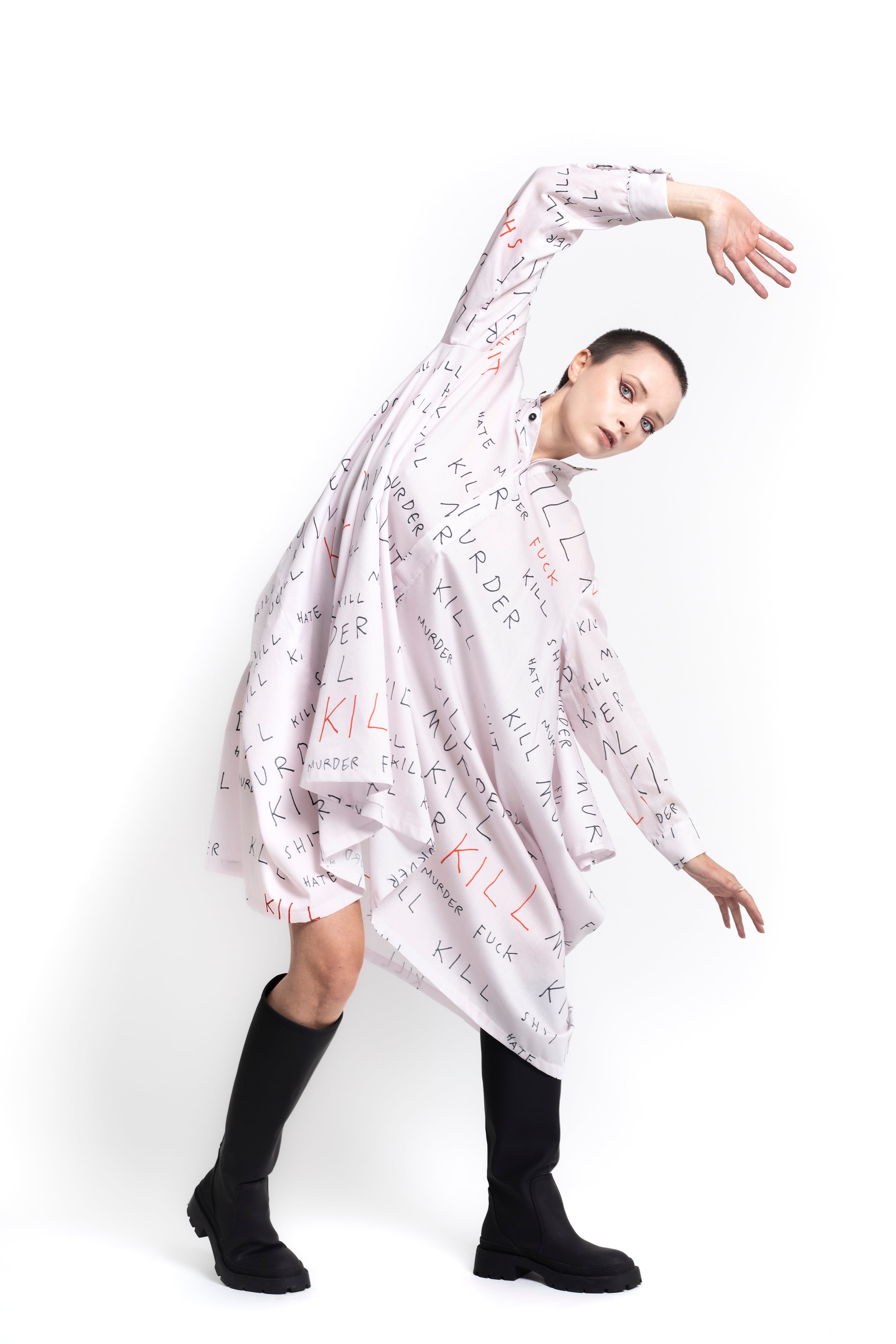 Kill Kill Murder Shirtdress