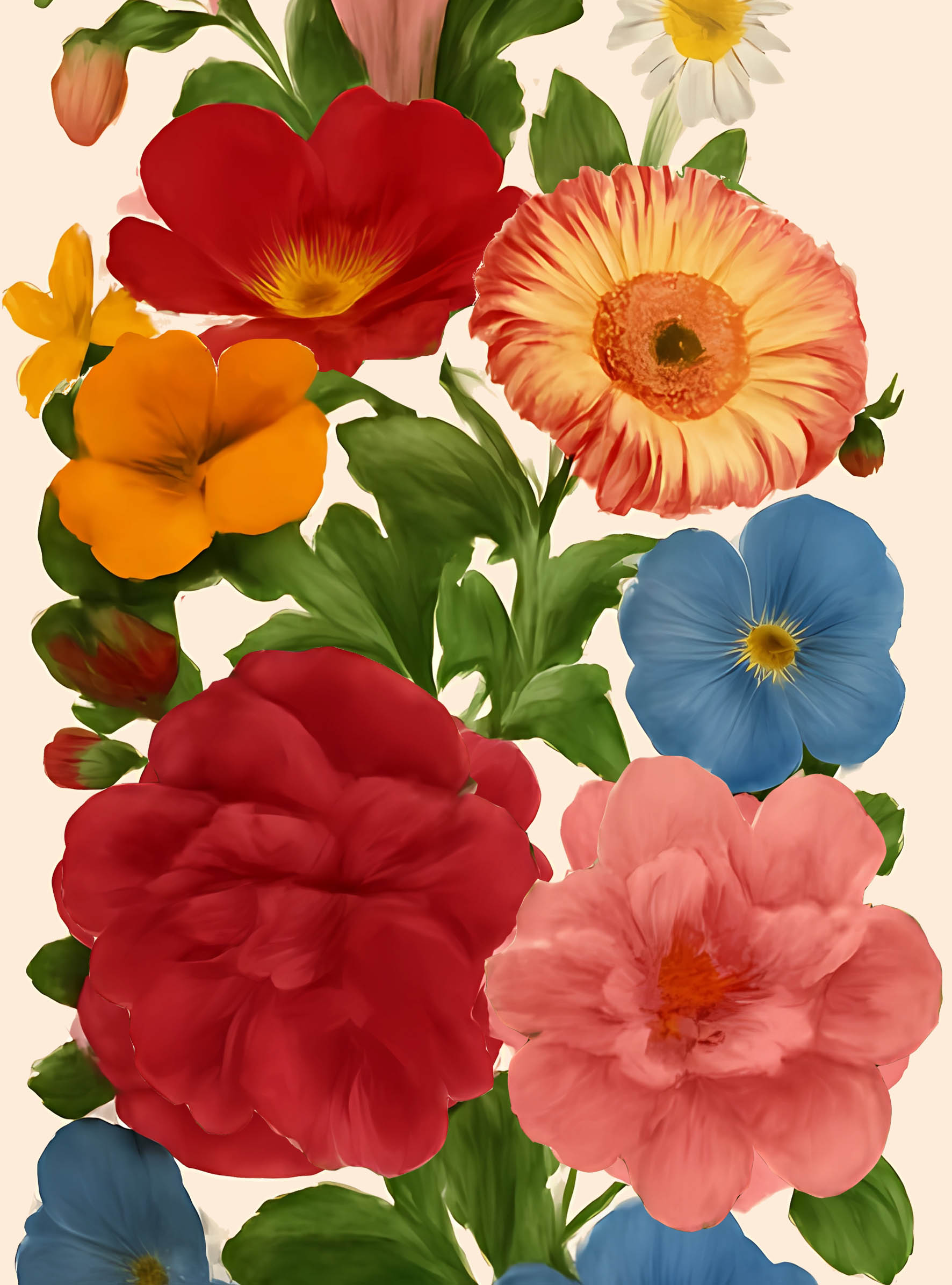 Flower - 100% silk