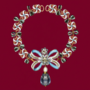 Jewel Scarf - Burgundy