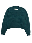 Claire Cropped Dark Aqua