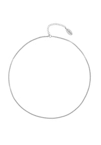 Charm - stál hálsmen, ofin keðja