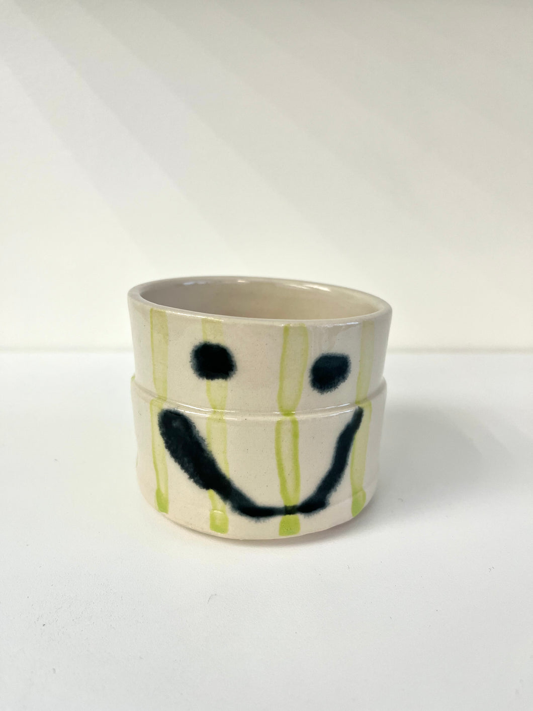 “You are funny” cup -green stripe