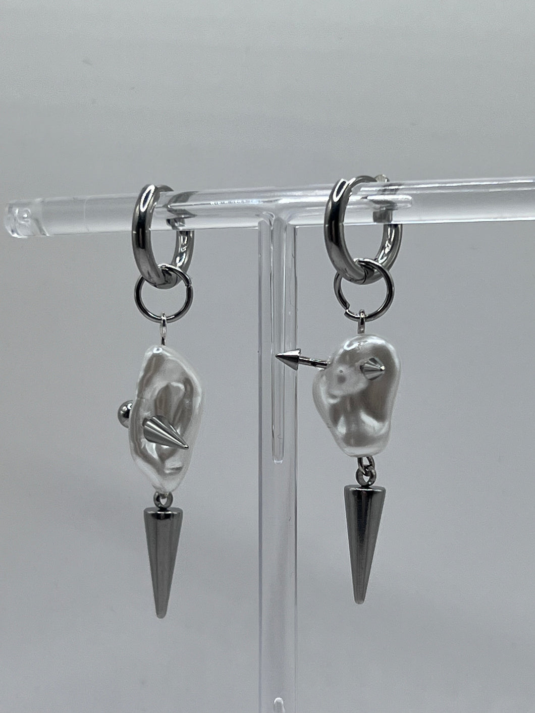 Piercing Pearl Earrings