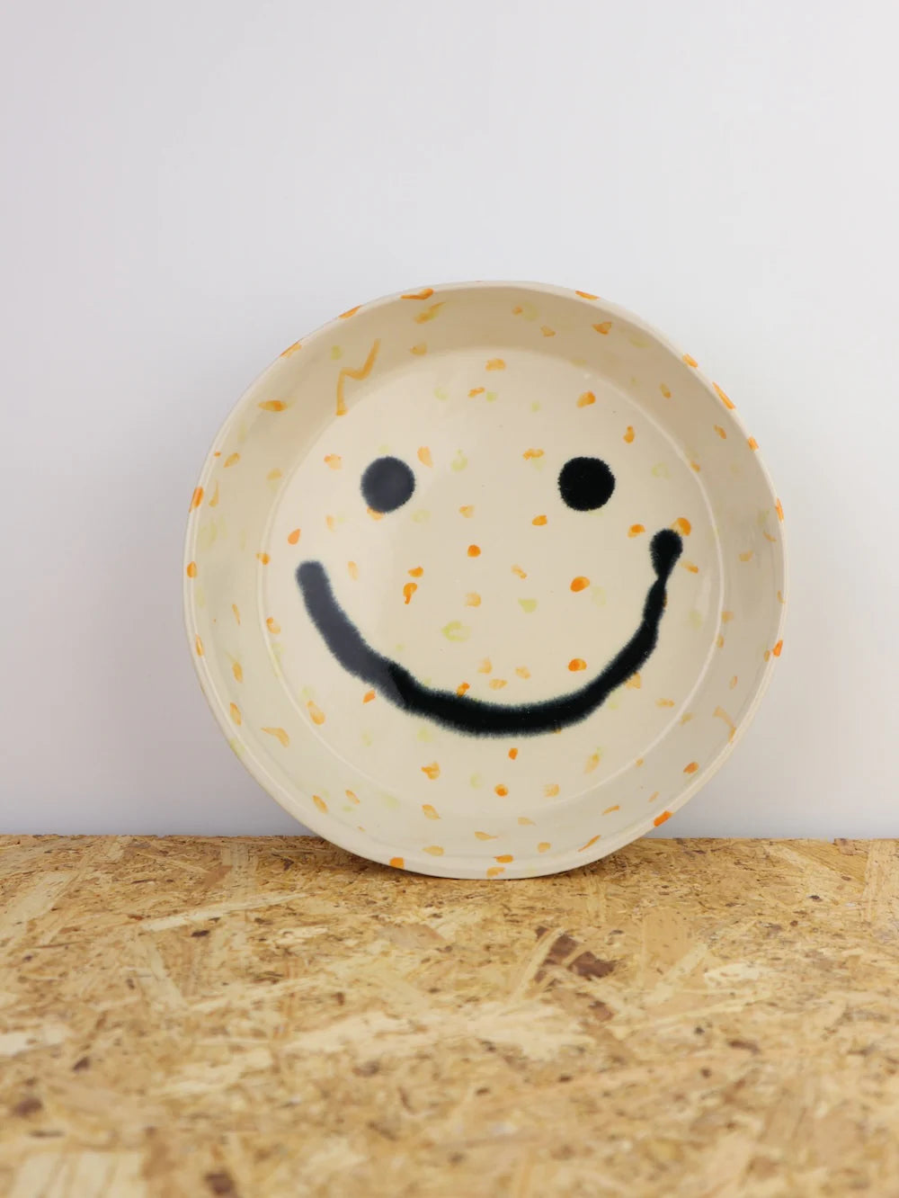 X Large- You are funny trinket bowl -Orange dots
