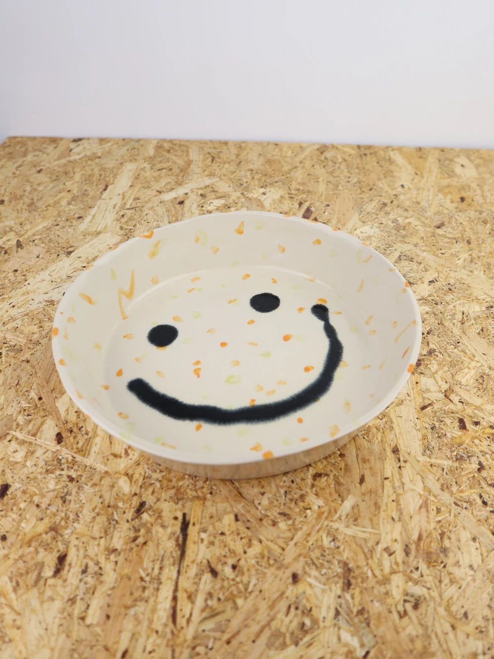 X Large- You are funny trinket bowl -Orange dots