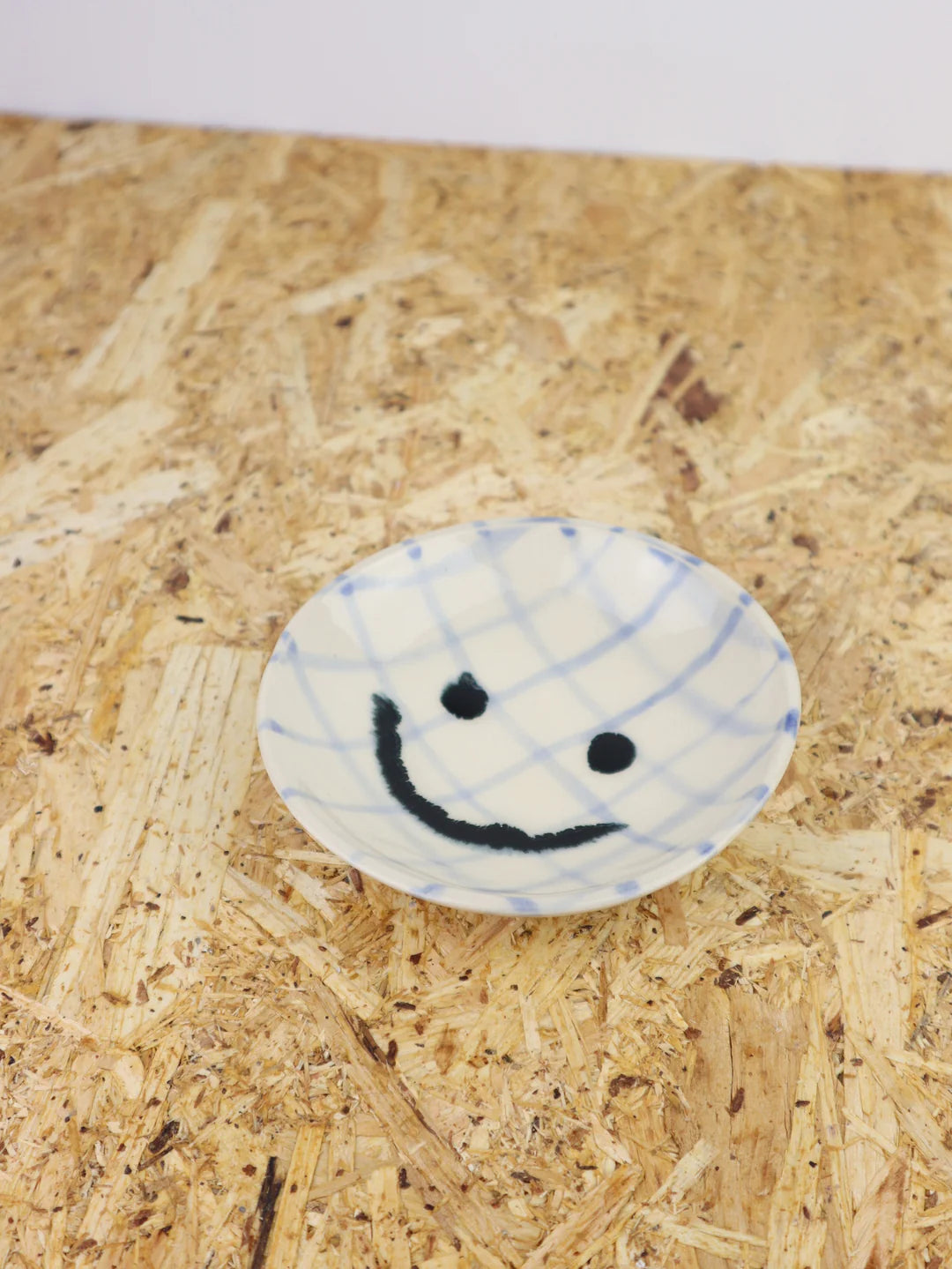 S - You are funny trinket bowl - blue grid