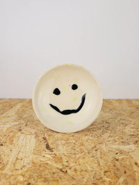 S - You are funny trinket bowl -green dots