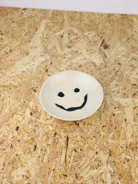 S - You are funny trinket bowl -green dots