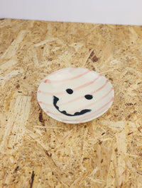 S - You are funny trinket bowl -pinkish stripes