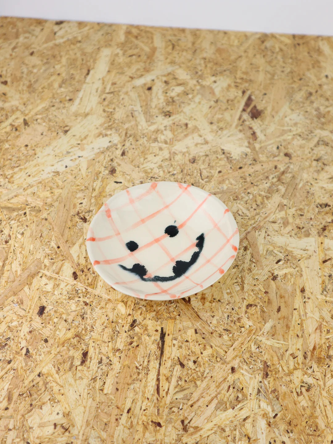 S - You are funny trinket bowl -red grid