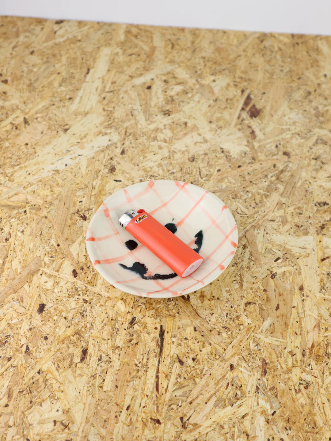 S - You are funny trinket bowl -red grid