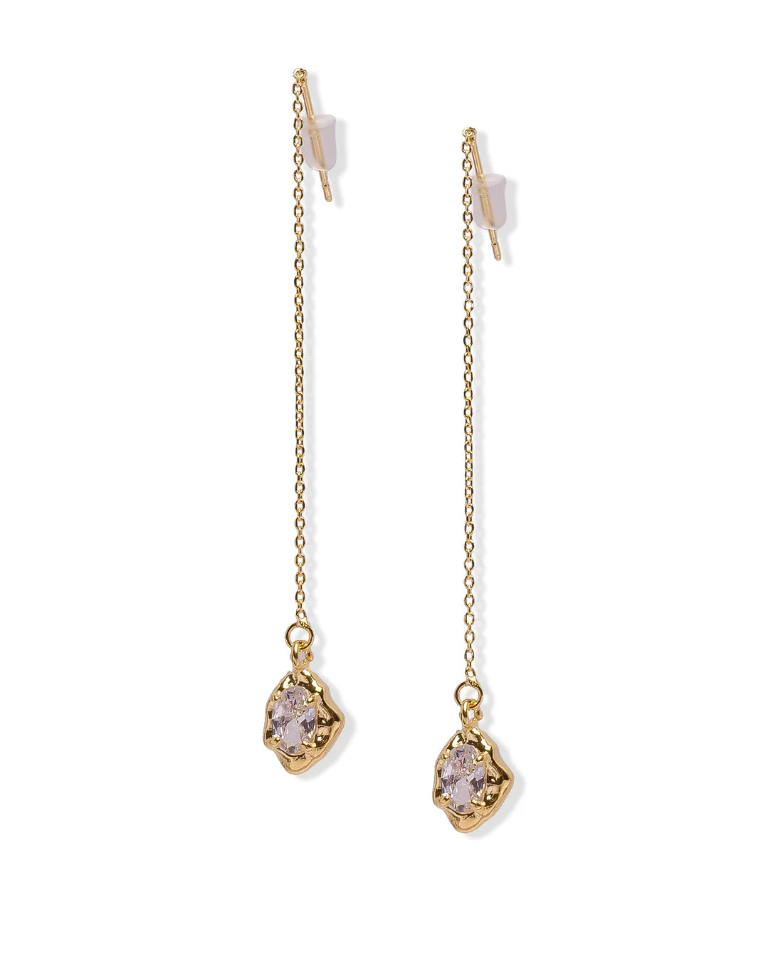 Threader Earrings - gold