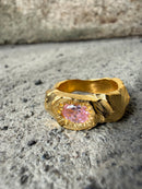 EYJA ring - gold with zirkon gems
