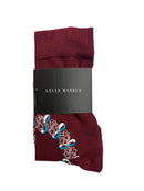 The Jewel Socks - Burgundy
