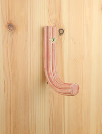 "Juicy pink round" extruded hanger