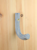"Rainy blue" extruded hanger