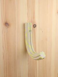 "Yellow drip" Exruded hanger