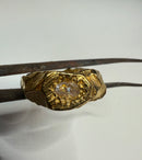 EYJA ring - gold with zirkon gems