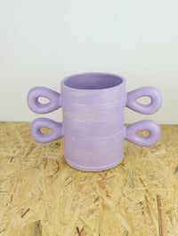 Dialog lavender low vase