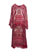 Garnet Profond silk dress