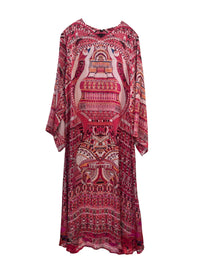 Garnet Profond silk dress