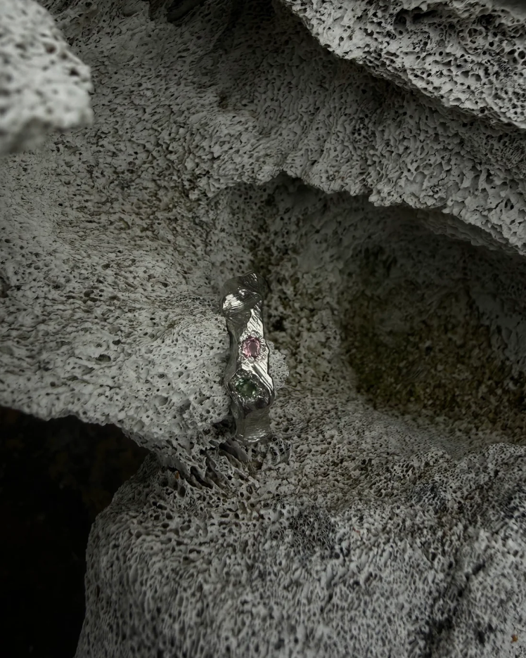 JÖKULL ring- 2x tourmaline