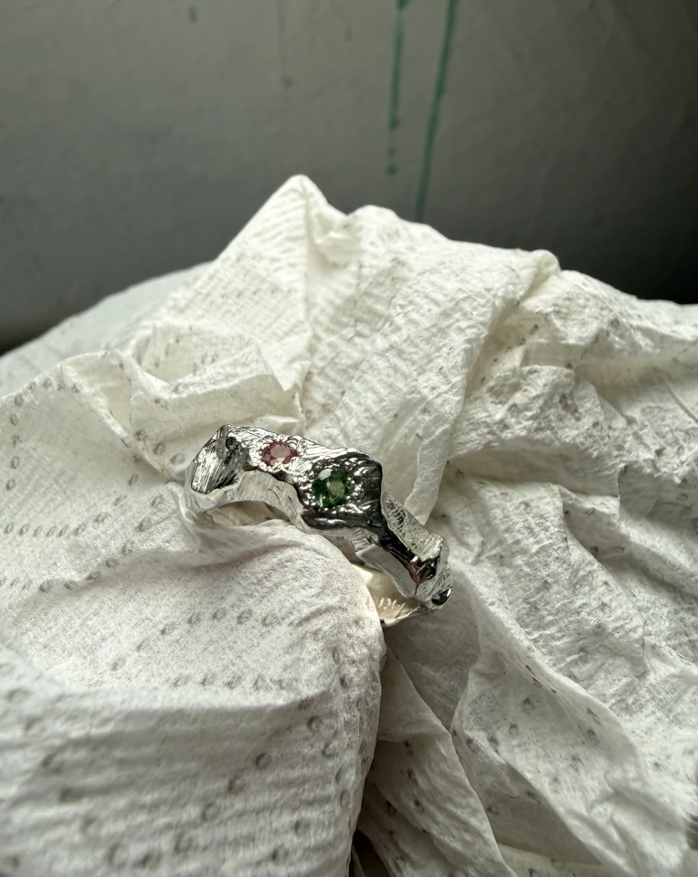 JÖKULL ring- 2x tourmaline