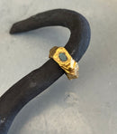 EYJA Hringur - Gull með zircon stein.