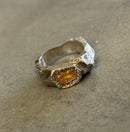 EYJA Hringur - Silfur með zircon stein