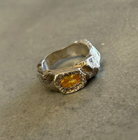 EYJA Hringur - Silfur með zircon stein