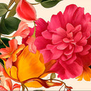 Rose scarf - 100% silk