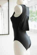 Load image into Gallery viewer, Black Pleated Swimsuit
